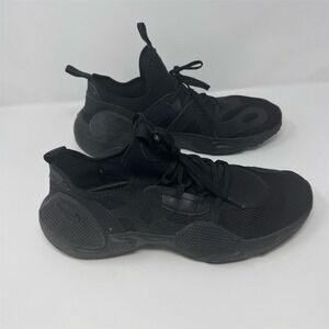 Nike Huarache E.D.G.E. Men's Black Leather Sneakers Size‎ 11.5